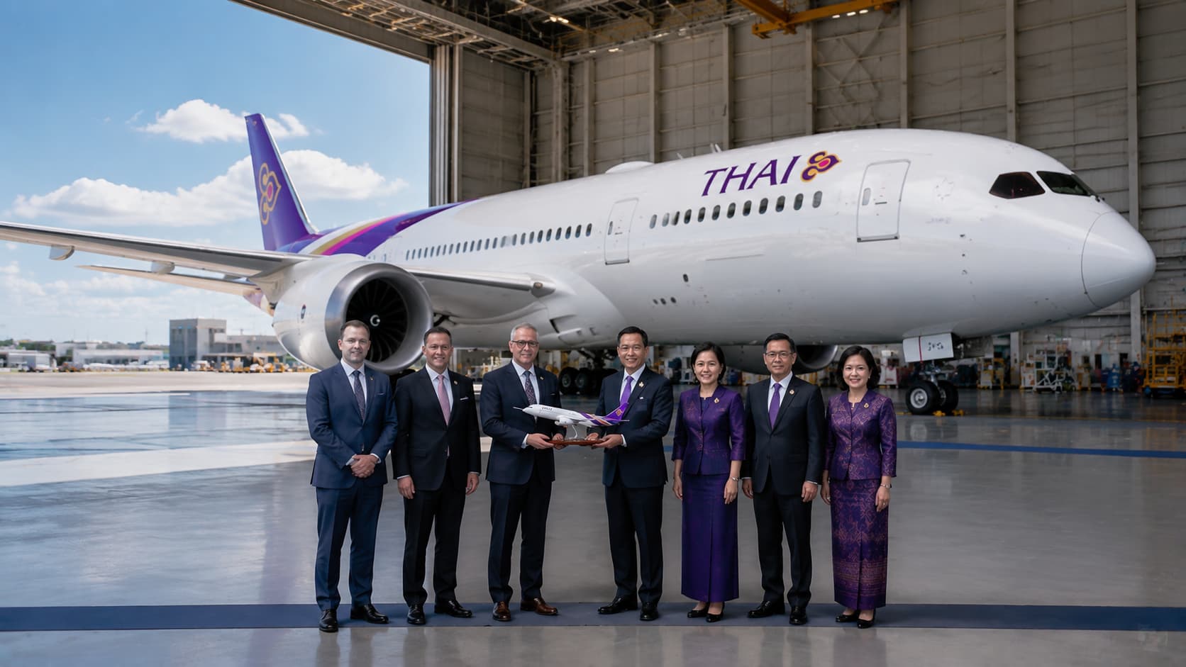AerCap delivers first Boeing 787-9 to Thai Airways