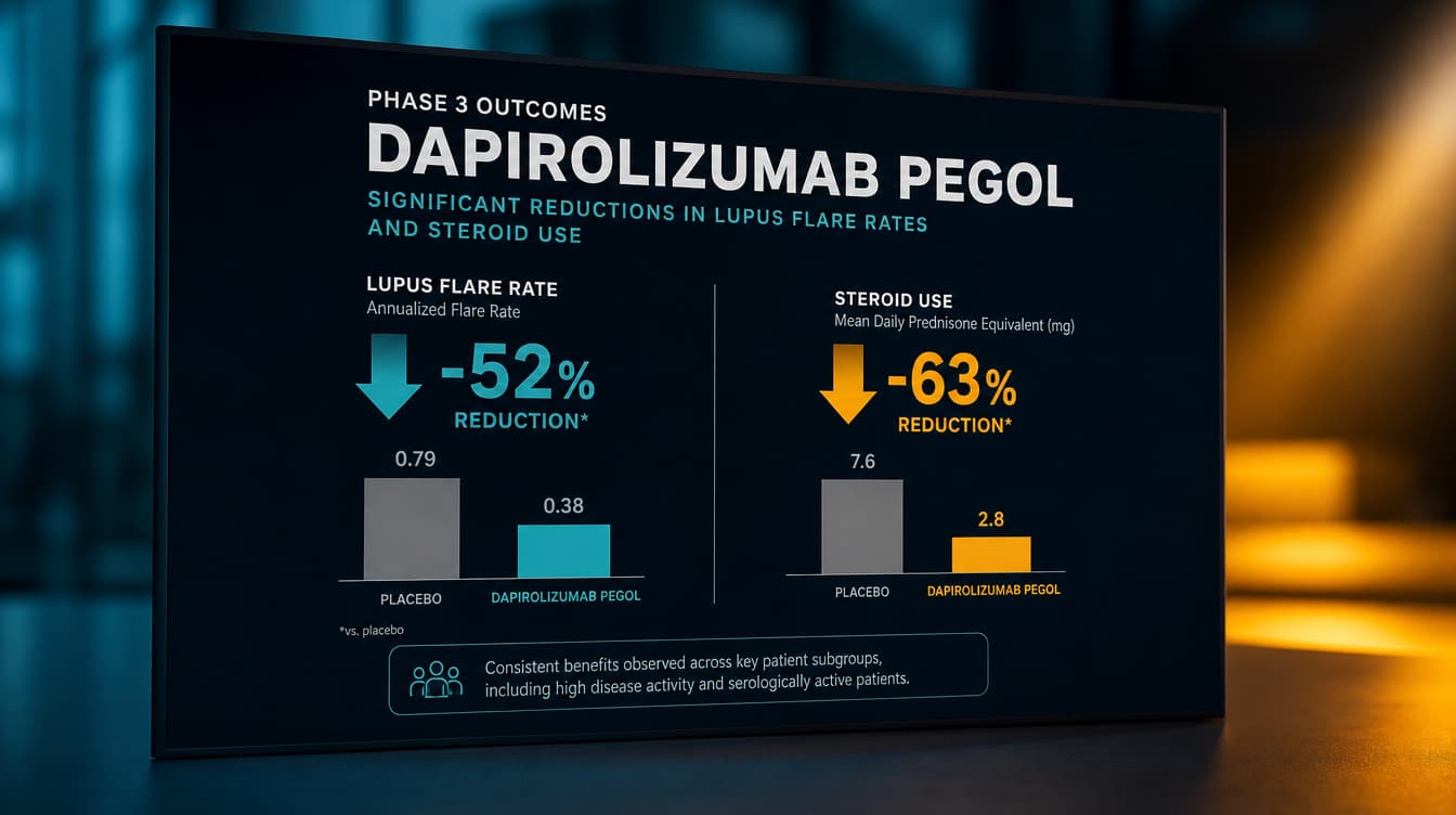 Biogen and UCB present positive Phase 3 PHOENYCS GO data for lupus candidate dapirolizumab pegol