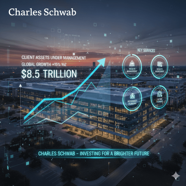 Schwab hits record $11.9 trillion in assets as "cash sorting" crisis ends