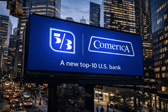 Fifth Third hits milestone as Comerica merger creates 9th-largest U.S. bank