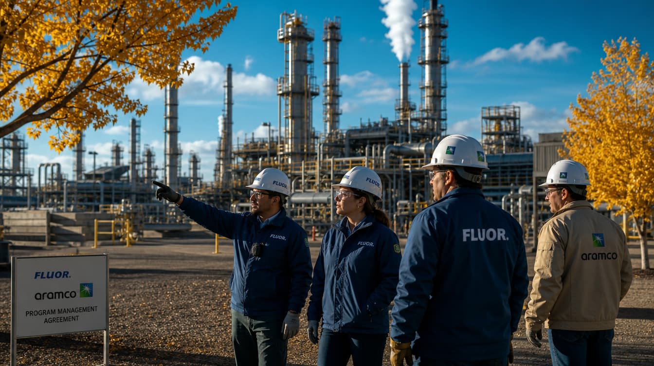 Fluor wins Aramco long-term project agreement