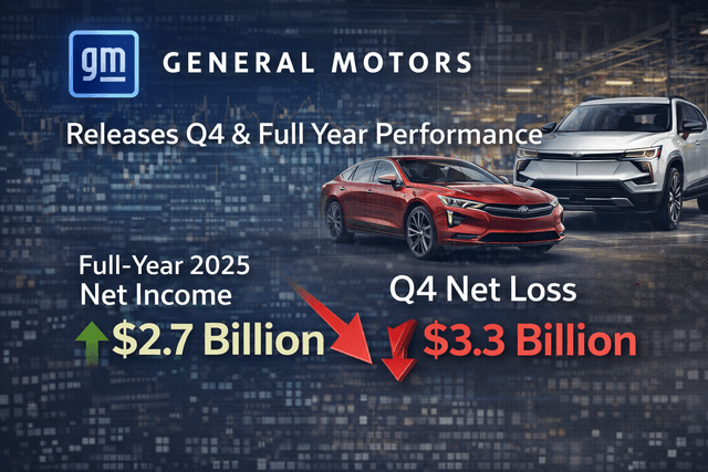 GM reports 2025 results, $6B buyback and 2026 guidance