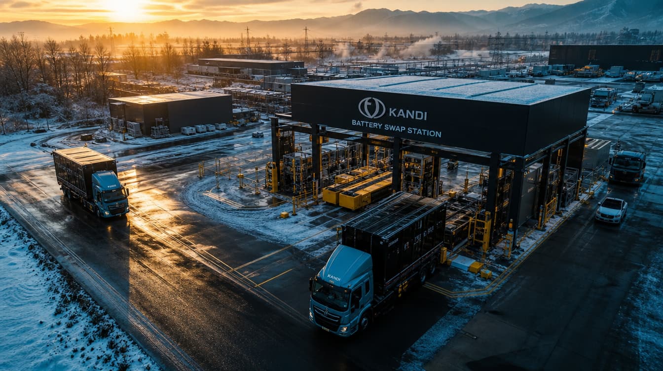 Kandi Technologies secures 18 battery swap station order