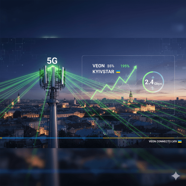 Kyivstar launches 5G pilot in Lviv as VEON advances Ukraine digital infrastructure rebuild