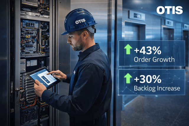 Otis full-year 2025 net sales reaches $14.4B, adjusted EPS jumps 6% to $4.05