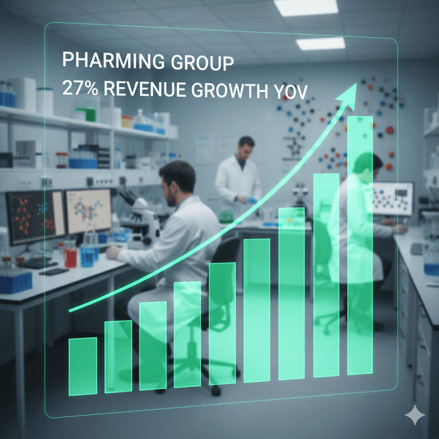 Pharming Group beats annual guidance as revenue surges 27%