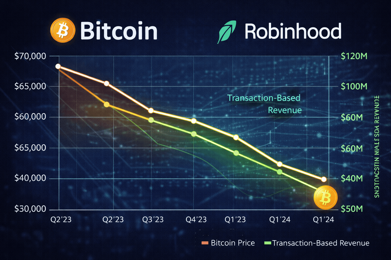 Robinhood shares sink as crypto chill freezes revenue growth