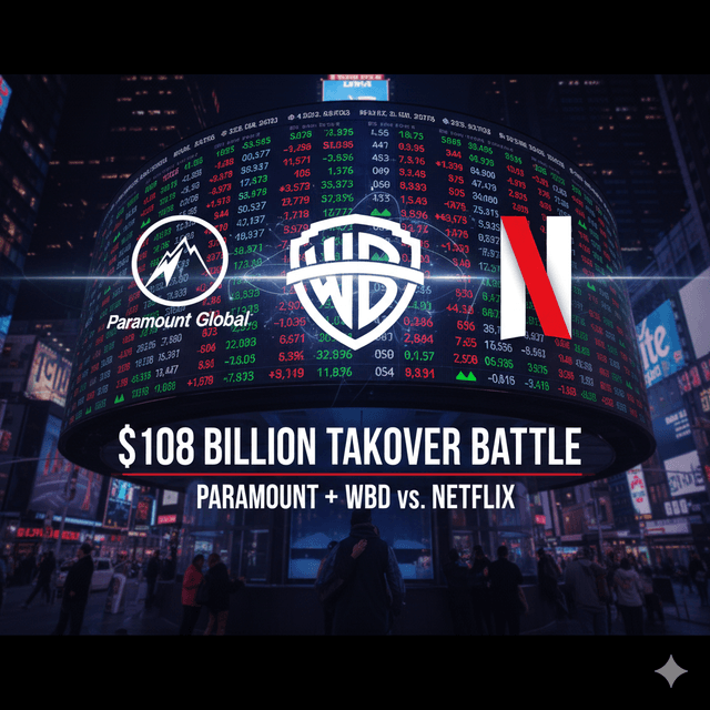 Paramount holds firm on $30 WBD bid as media takeover battle intensifies