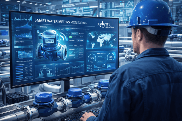 Xylem flows past estimates as "water scarcity" tech hits $9B record