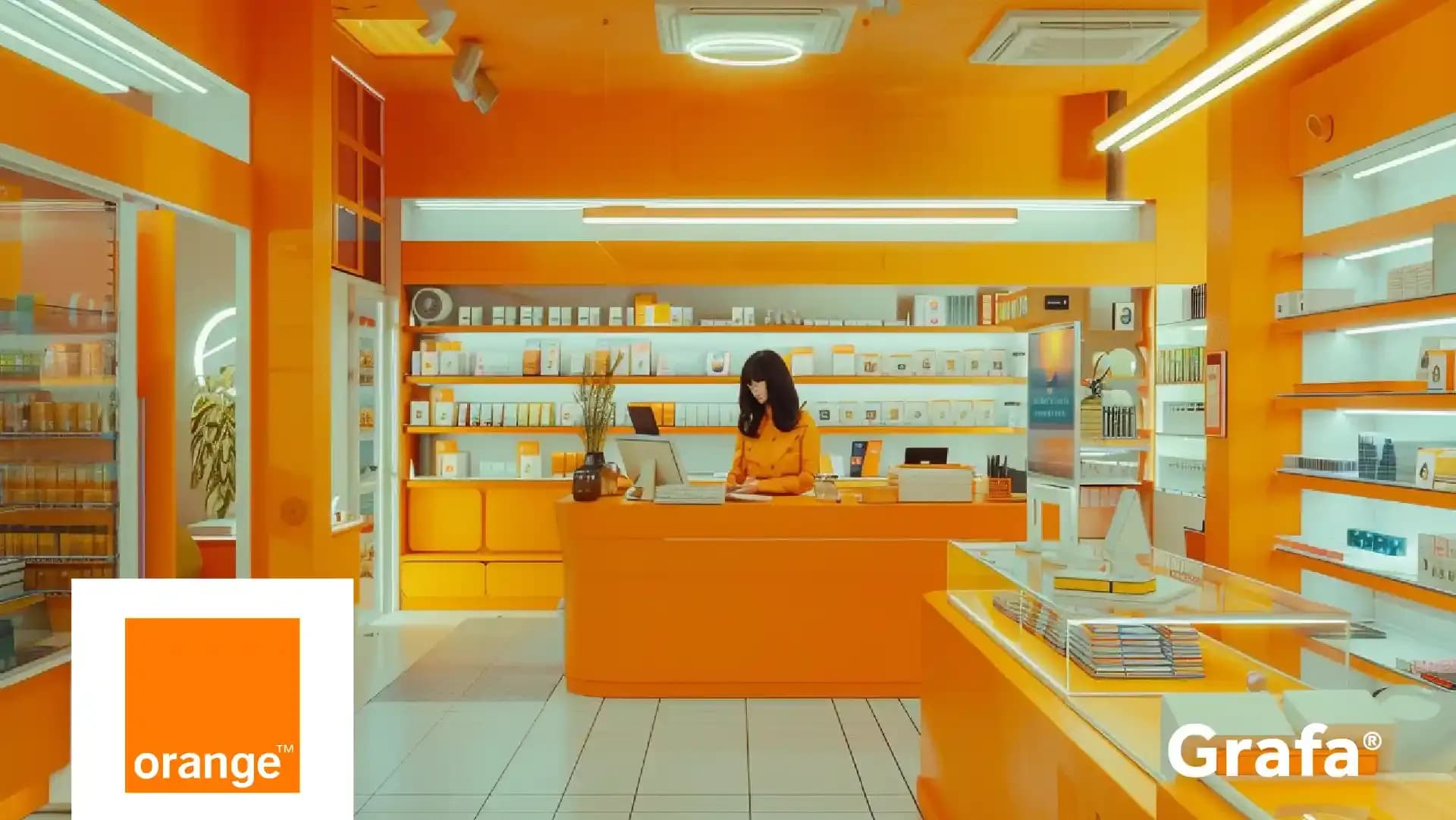 Orange primary media