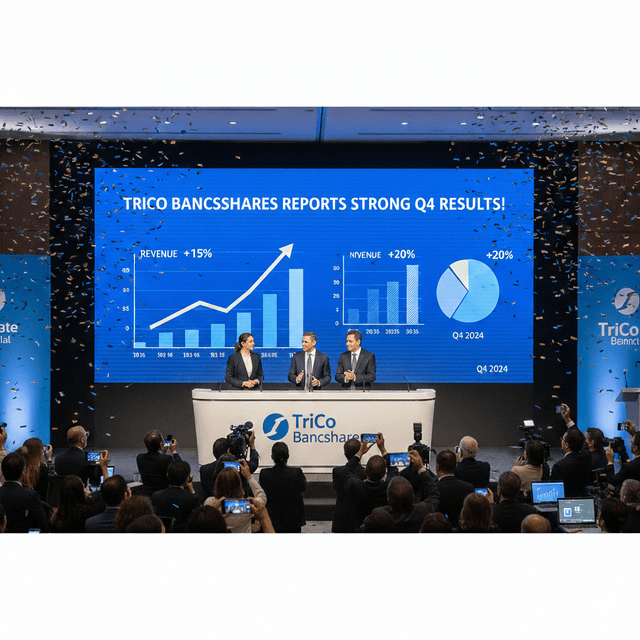 TriCo Bancshares posts 15.8% earnings jump, sets $97M buyback