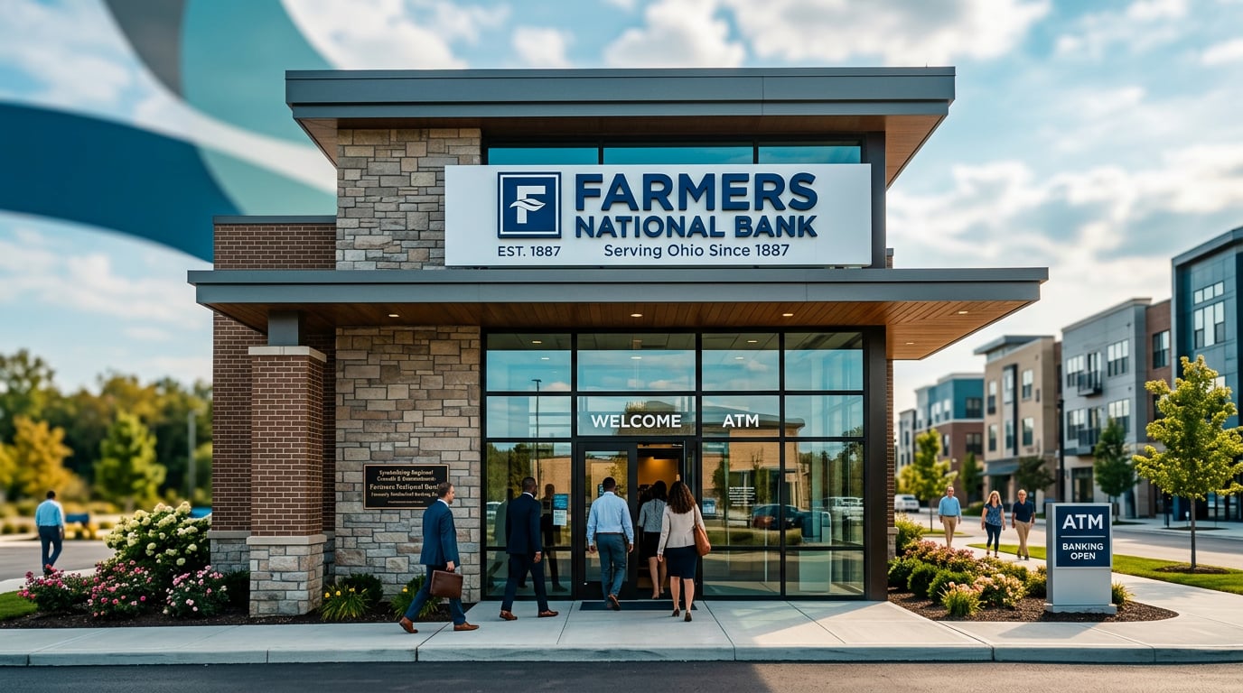Farmers National Banc profit rises following Middlefield merger