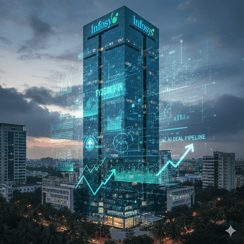 Infosys raises outlook as AI deals drive Q3 earnings beat