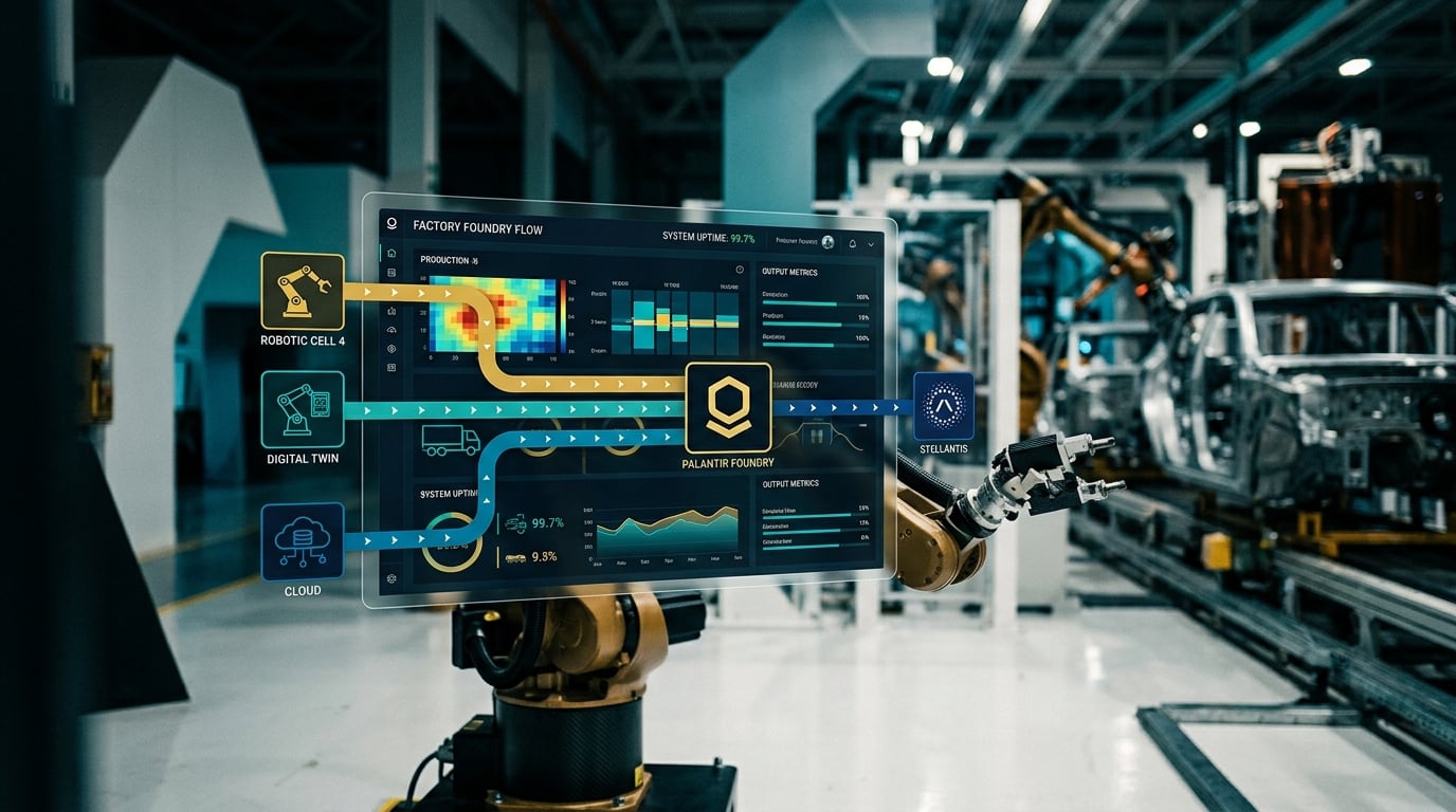 Palantir and Stellantis renew AI partnership for five more years