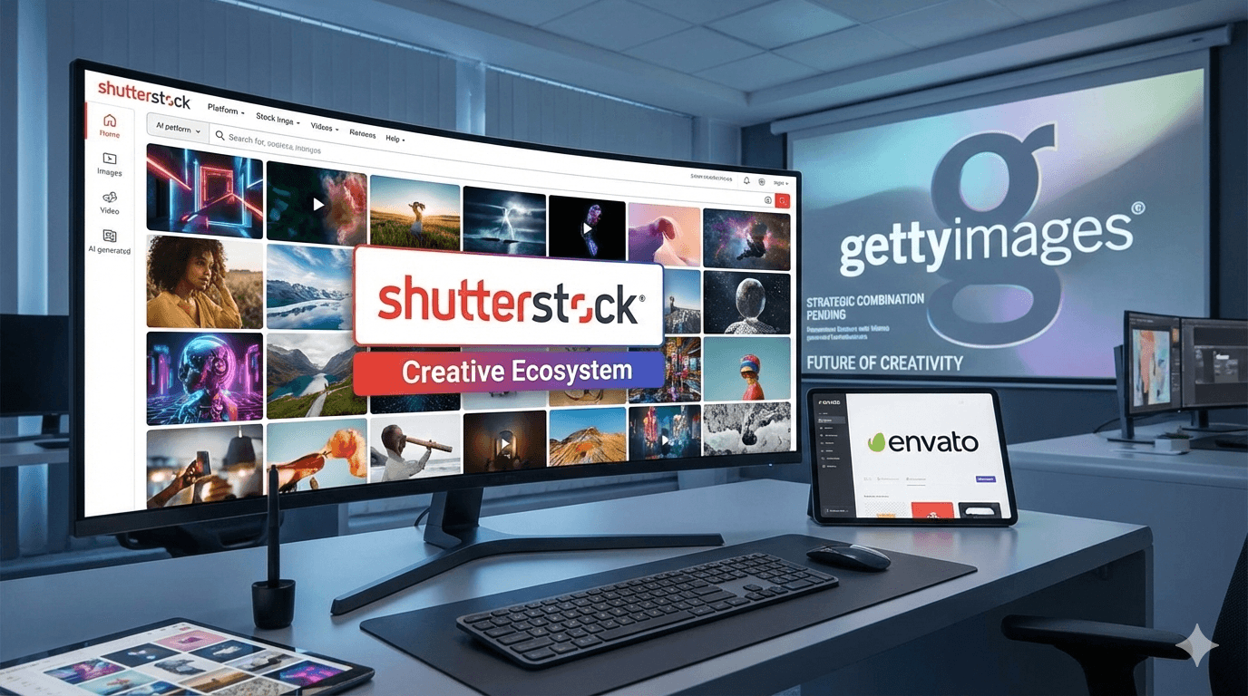 Shutterstock navigates content slowdown as Getty Images merger approaches 