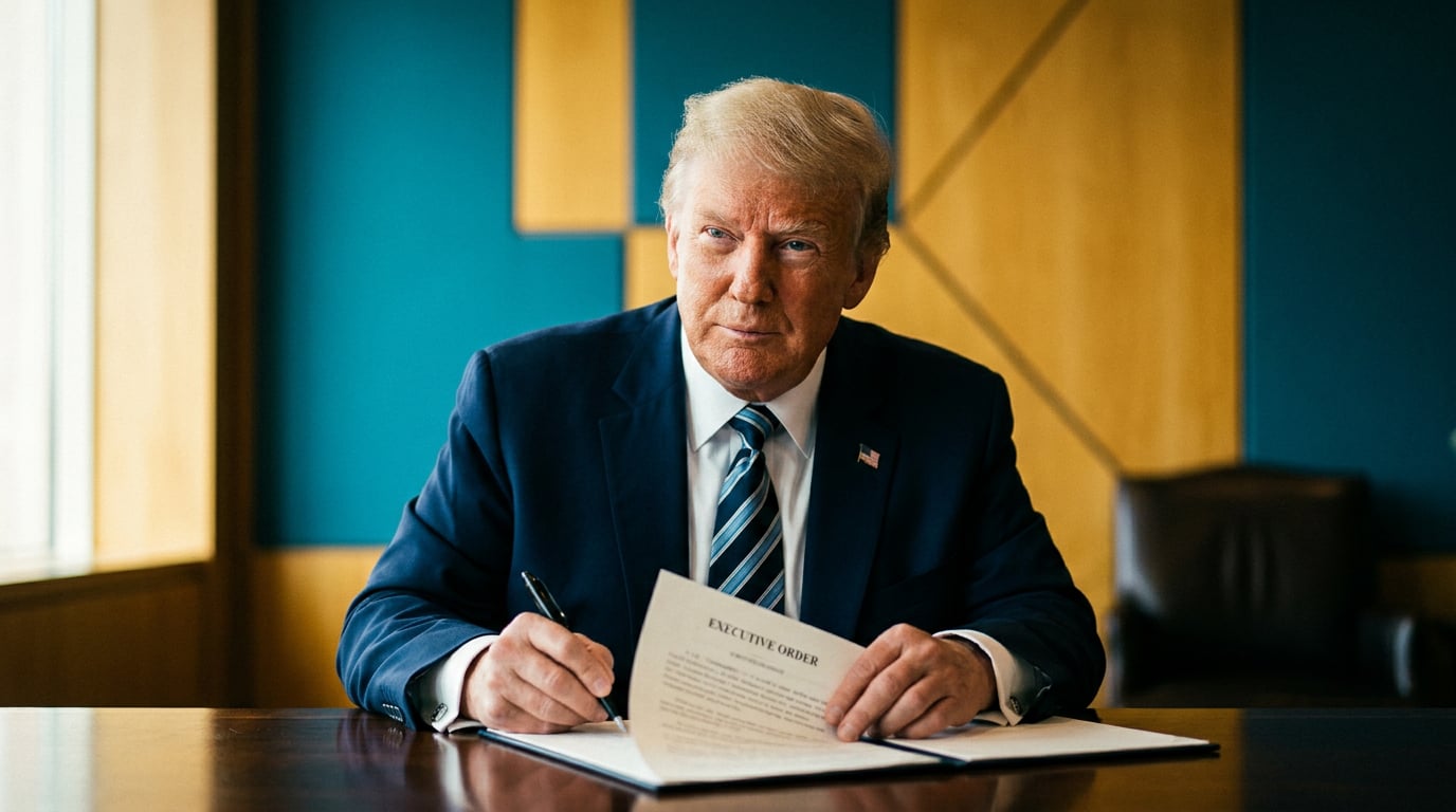 Trump signs executive order threatening 100% tariffs on foreign-made patented drugs