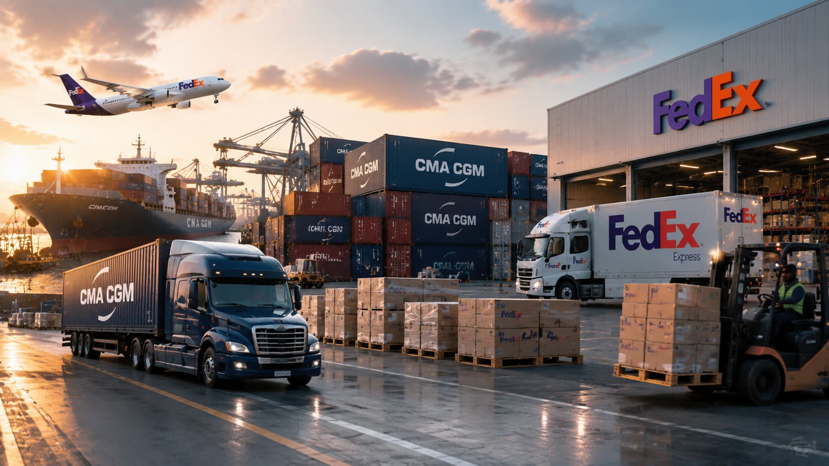 CMA CGM acquires FedEx Supply Chain for $1.4 billion