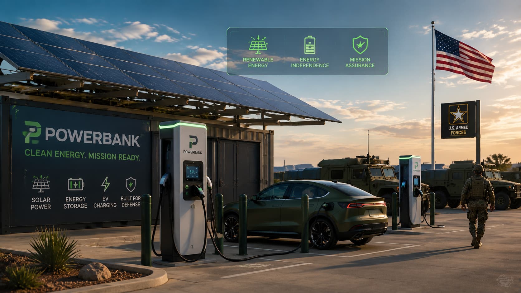 PowerBank wins US federal contract for solar and EV charging project