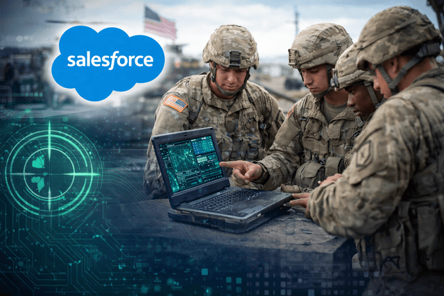 Salesforce lands $5.6B army contract to spearhead "agentic" defense