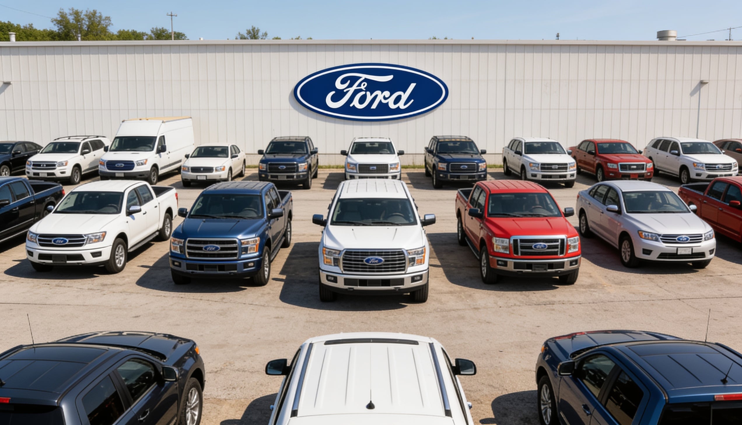 A vehicles park outside the establishment.