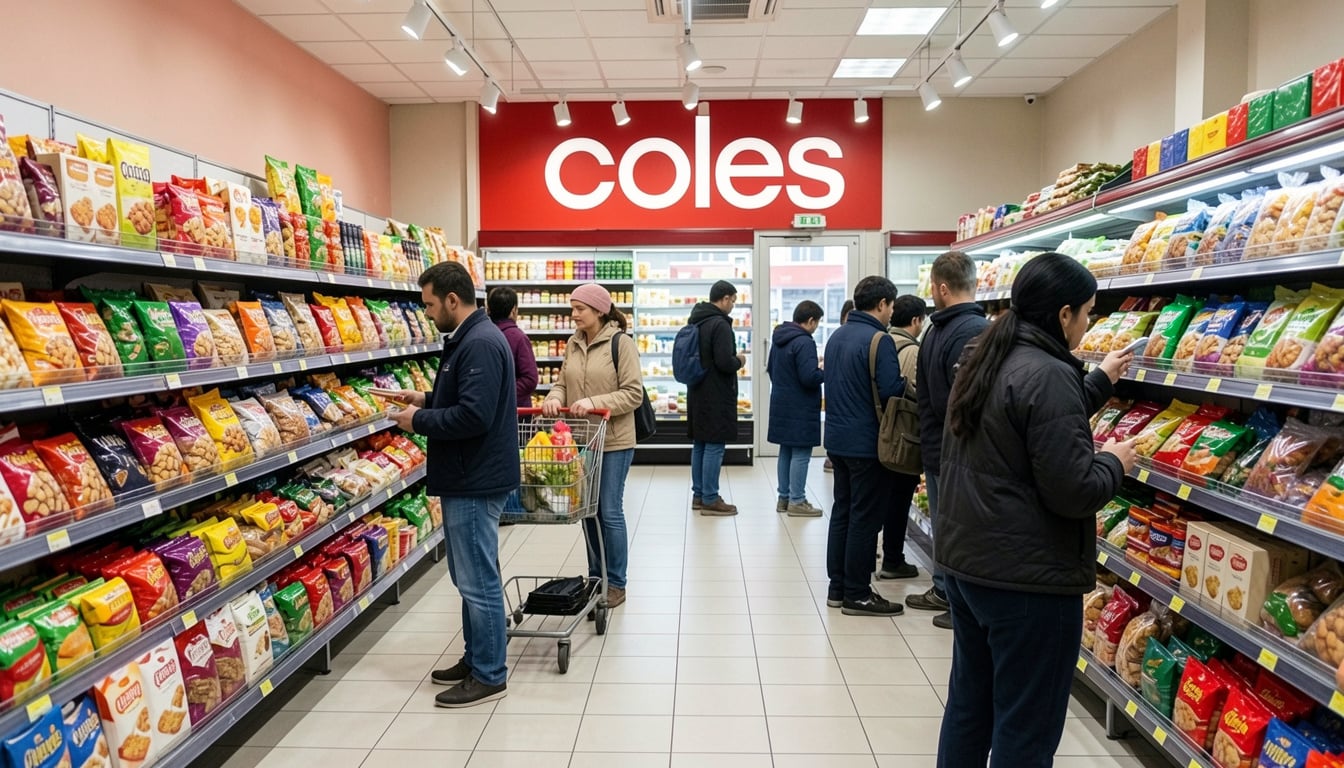 Coles shopping market